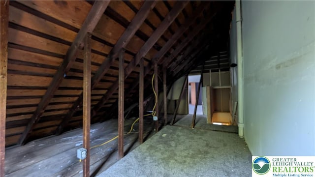 30 S Broad St, East Bangor Borough, PA 18013 - view of unfinished attic
