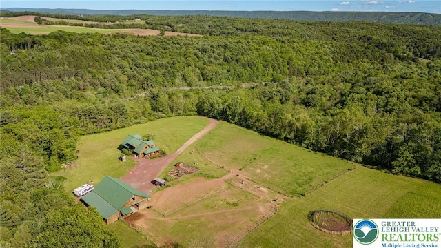 1650 Spruce Hollow Rd, Towamensing Township, PA 18071 - view of rural area with a heavily wooded area