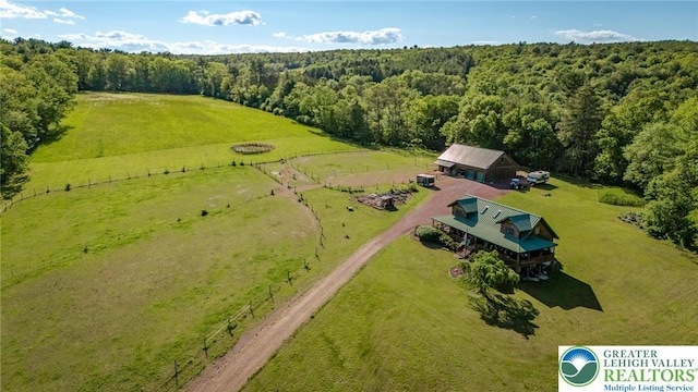 1650 Spruce Hollow Rd, Towamensing Township, PA 18071 - aerial view of sparsely populated area featuring a heavily wooded area