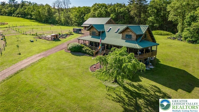 1650 Spruce Hollow Rd, Towamensing Township, PA 18071 - overview of rural landscape with a forest