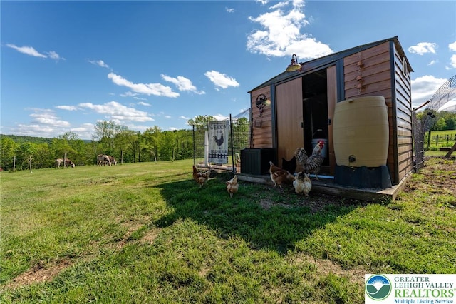1650 Spruce Hollow Rd, Towamensing Township, PA 18071 - view of outdoor structure featuring central AC unit