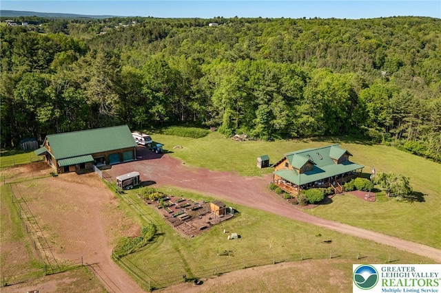 1650 Spruce Hollow Rd, Towamensing Township, PA 18071 - overview of rural landscape featuring a heavily wooded area