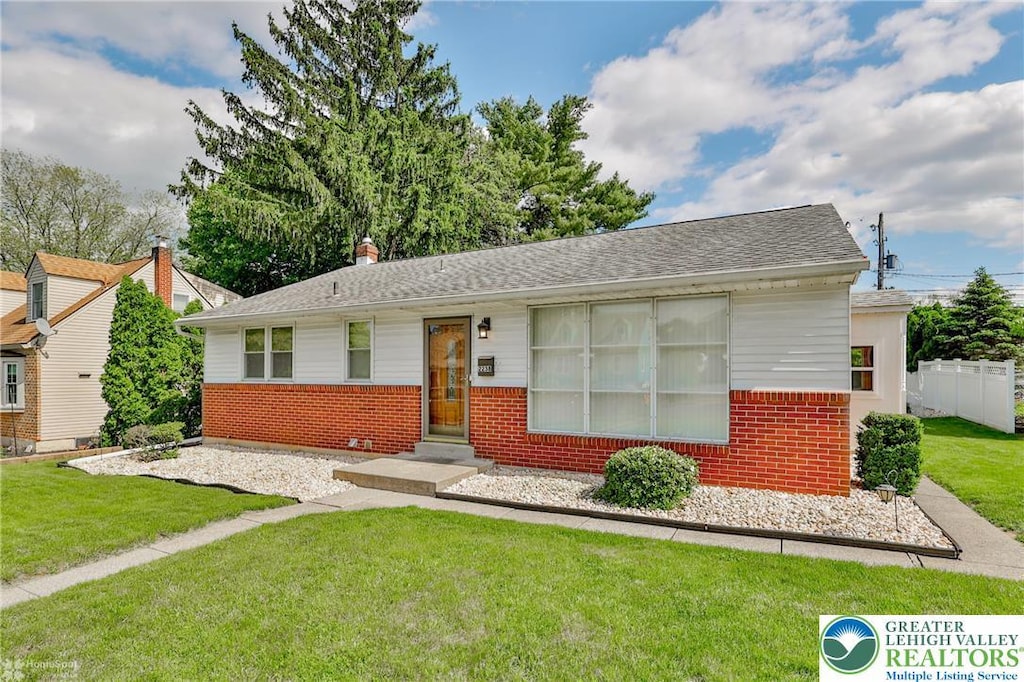 2238 Elm St, Allentown City, PA 18104 - view of front of house with brick siding and roof with shingles