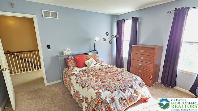 4125 Redbud Dr W, Whitehall Twp, PA 18052 - carpeted bedroom featuring multiple windows and baseboards