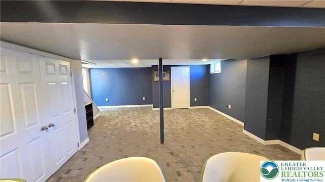 4125 Redbud Dr W, Whitehall Twp, PA 18052 - basement with baseboards