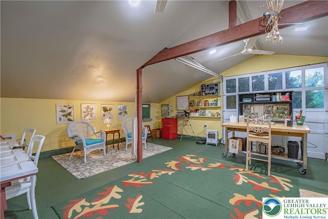 306 W Paxinosa Rd, Forks Twp, PA 18040 - recreation room featuring ceiling fan