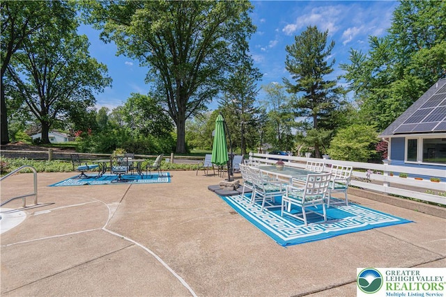 306 W Paxinosa Rd, Forks Twp, PA 18040 - view of patio with outdoor dining area