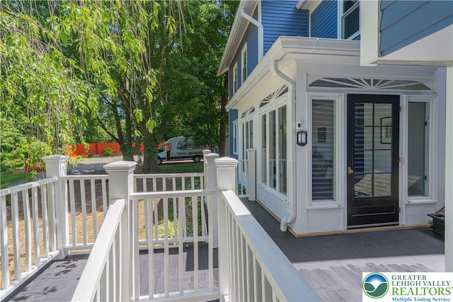 306 W Paxinosa Rd, Forks Twp, PA 18040 - view of wooden deck