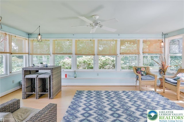 113 S Fairview St, Macungie Borough, PA 18062 - sunroom / solarium featuring wood finished floors