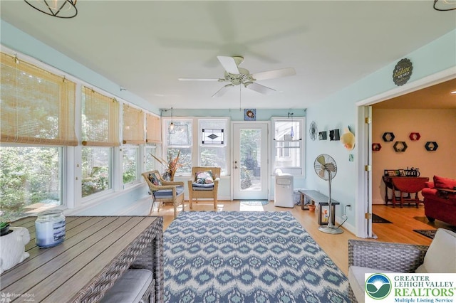 113 S Fairview St, Macungie Borough, PA 18062 - sunroom featuring wood finished floors
