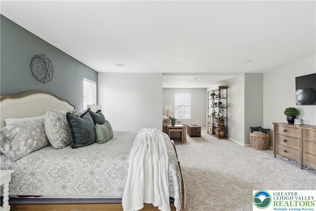 2638 Hollow View Dr, Forks Twp, PA 18040 - bedroom featuring carpet and baseboards