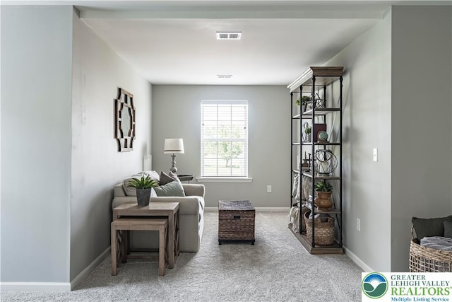 2638 Hollow View Dr, Forks Twp, PA 18040 - living area with carpet floors and baseboards