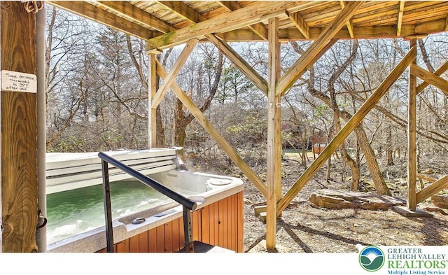 177 Dogwood Ter, Tunkhannock Township, PA 18210 - view of deck
