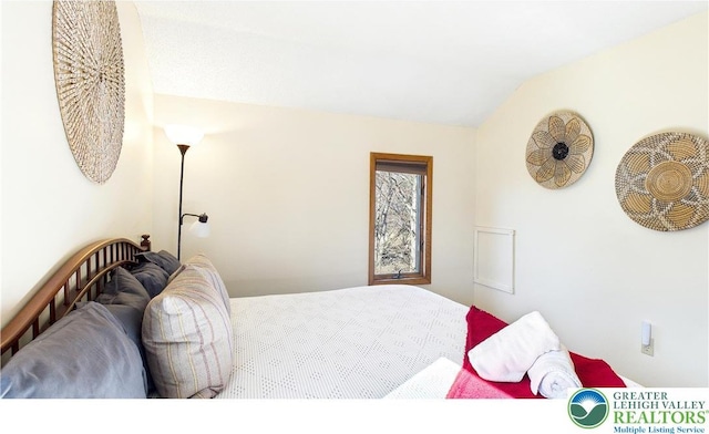 177 Dogwood Ter, Tunkhannock Township, PA 18210 - bedroom featuring vaulted ceiling