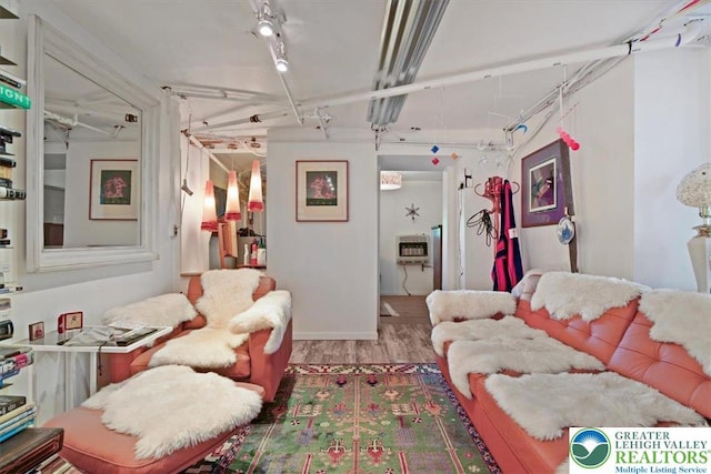 413 S Ave, Jim Thorpe Borough, PA 18229 - living area featuring wood finished floors