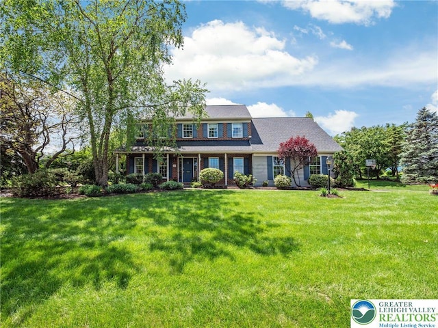 3840 E View Dr, North Whitehall Twp, PA 18069 - view of front of home with a front yard