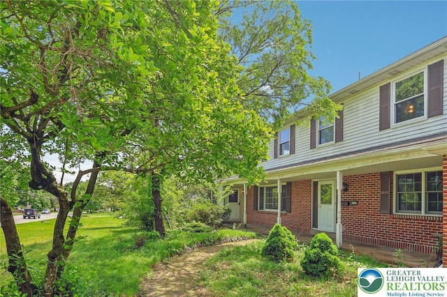 1450 Springhouse Rd, South Whitehall Twp, PA 18104 - view of front of property with brick siding