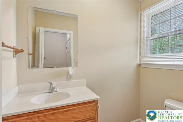 1450 Springhouse Rd, South Whitehall Twp, PA 18104 - half bathroom with vanity and toilet