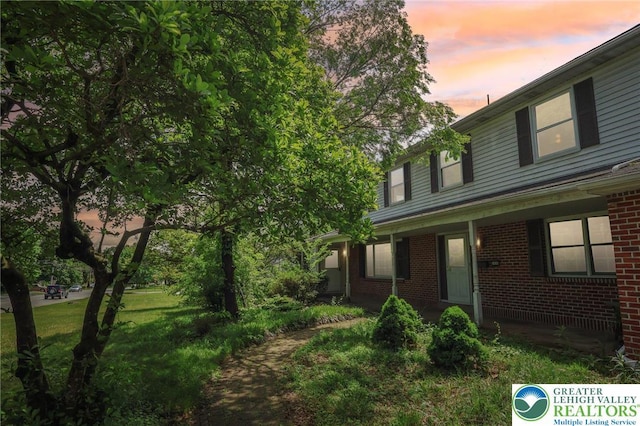 1450 Springhouse Rd, South Whitehall Twp, PA 18104 - view of front of home featuring brick siding