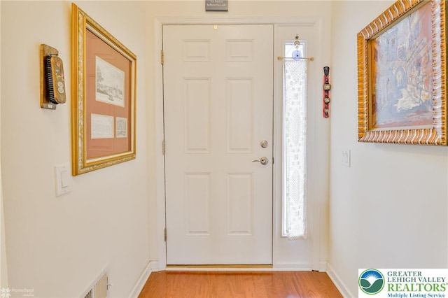 2605 Victory Way, Hanover Twp, PA 18017 - entryway with light wood finished floors, healthy amount of natural light, and baseboards