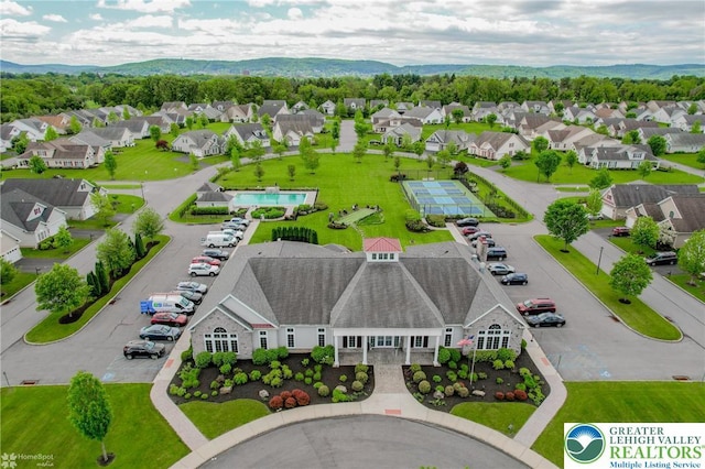 2605 Victory Way, Hanover Twp, PA 18017 - aerial perspective of suburban area with a mountainous background