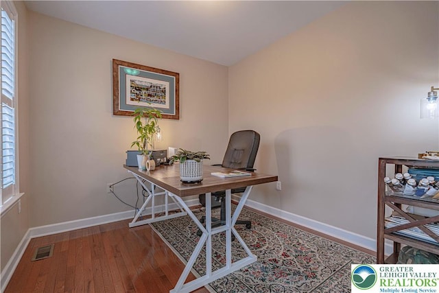 4408 Irish Creek Rd, Pa, PA 19506 - office with wood finished floors and baseboards