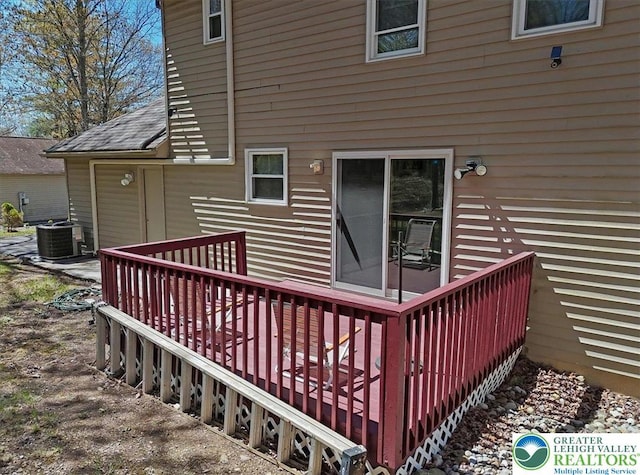 190 Reunion Rdg, Stroud Twp, PA 18301 - deck with central AC unit