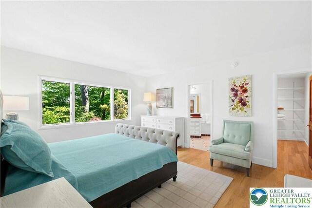 511 Center Hill Rd, Nockamixon Twp, PA 18972 - bedroom featuring light wood-type flooring