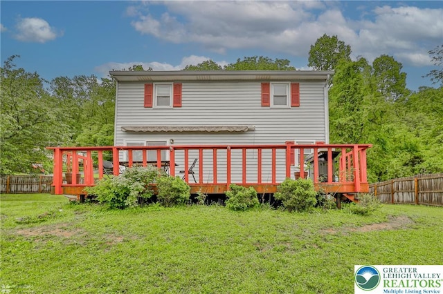 717 Frost Hollow Rd, Easton, PA 18040 - back of house featuring a wooden deck