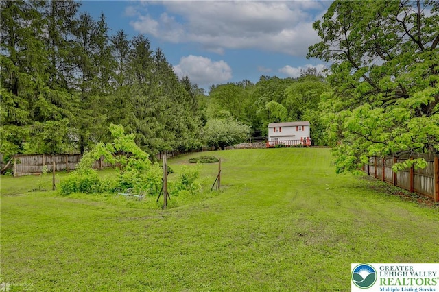 717 Frost Hollow Rd, Easton, PA 18040 - view of yard with a forest view