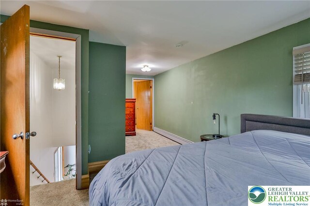 717 Frost Hollow Rd, Easton, PA 18040 - bedroom with carpet flooring and baseboards