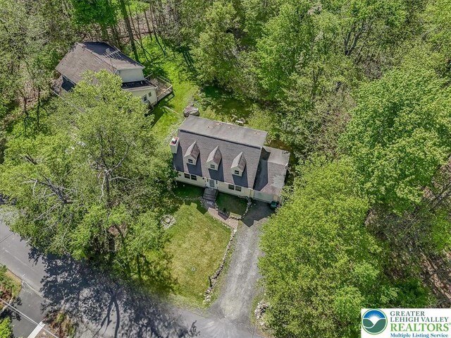 1281 Winding Way, Coolbaugh Twp, PA 18466 - aerial view of property and surrounding area