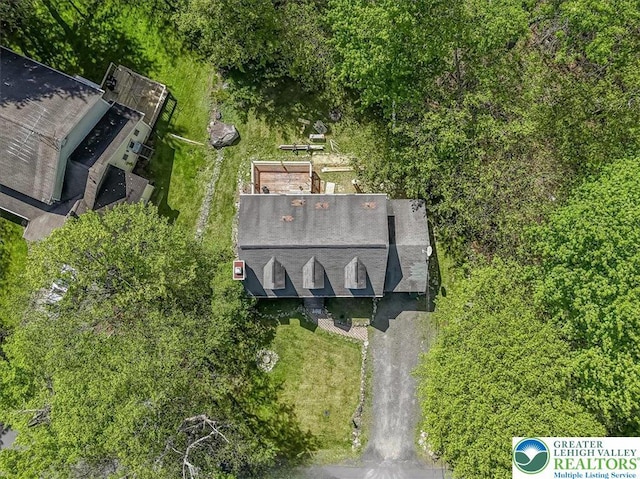 1281 Winding Way, Coolbaugh Twp, PA 18466 - aerial view of property and surrounding area