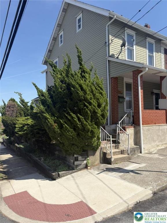 2101 Columbia Ave, Whitehall Twp, PA 18052 - view of front of property featuring brick siding