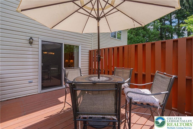 1514 Ravena St Unit Dd, Bethlehem City, PA 18015 - deck featuring outdoor dining space