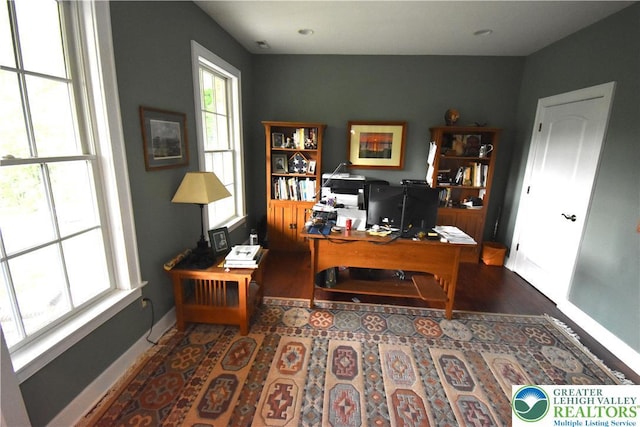 135 Coffeetown Rd, Easton, PA 18042 - home office featuring wood finished floors and baseboards