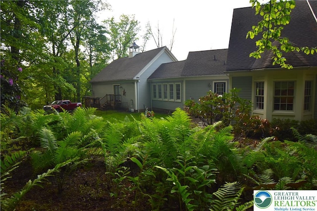 135 Coffeetown Rd, Easton, PA 18042 - back of house featuring roof with shingles