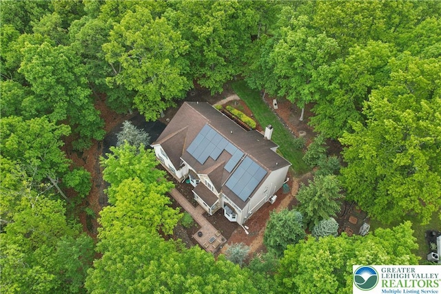 136 Outlook Ct, Middle Smithfield Twp, PA 18302 - aerial view of property and surrounding area