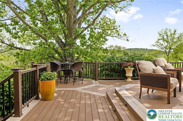 2965 Adams Way, Springfield Twp, PA 18077 - view of deck