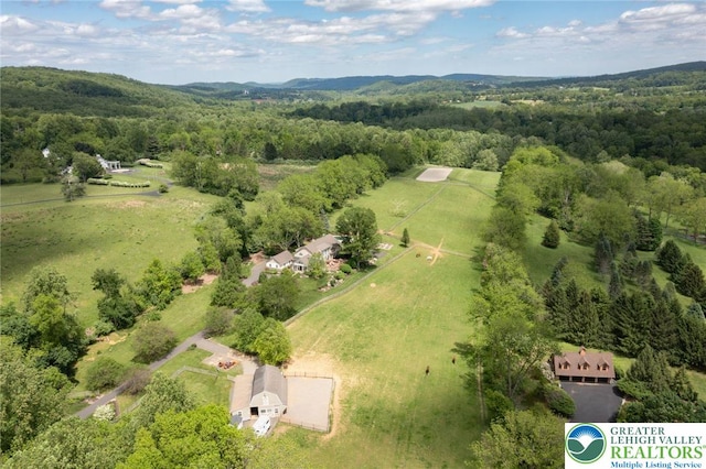 2965 Adams Way, Springfield Twp, PA 18077 - aerial view of sparsely populated area with a heavily wooded area