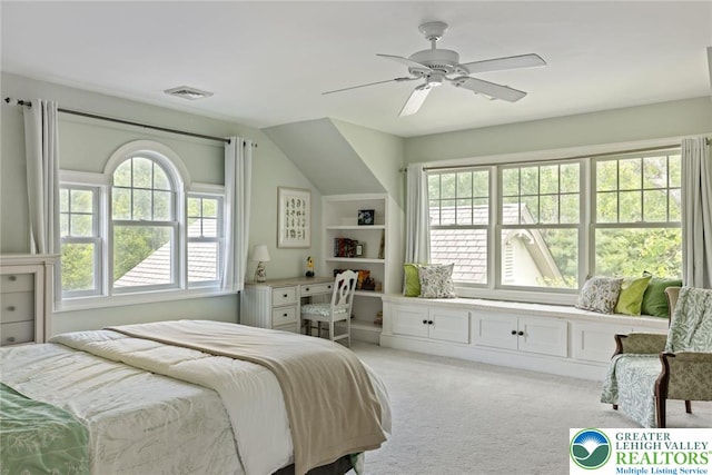 2965 Adams Way, Springfield Twp, PA 18077 - bedroom featuring light carpet and ceiling fan