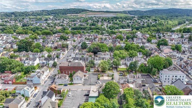 1123 Spruce St, Easton, PA 18042 - aerial perspective of suburban area