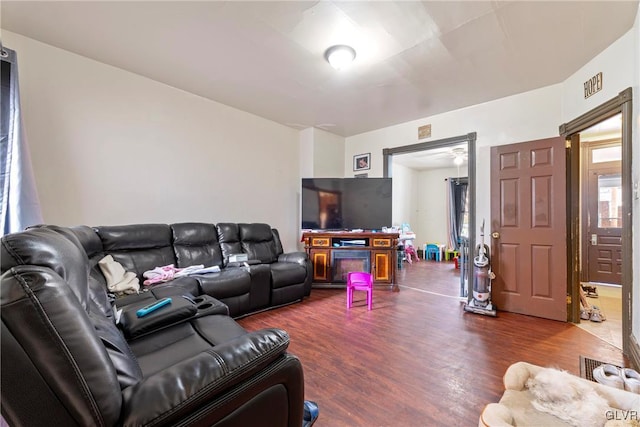 526 N Law St, Allentown City, PA 18102 - living room with wood finished floors and healthy amount of natural light