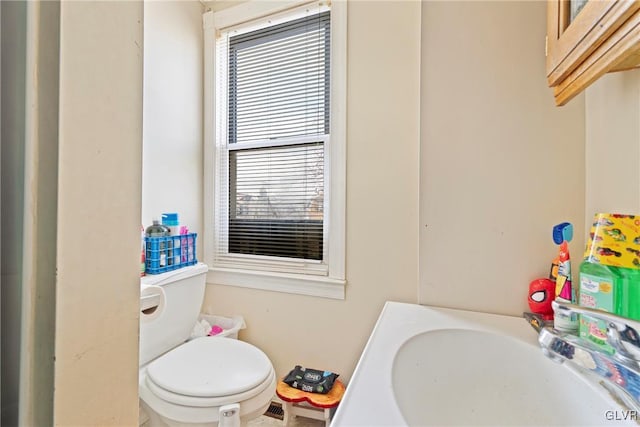 117 S 15th St, Wilson Borough, PA 18042 - bathroom featuring toilet and a sink