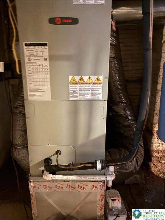 204 Analomink St, East Stroudsburg, PA 18301 - utility room with heating unit