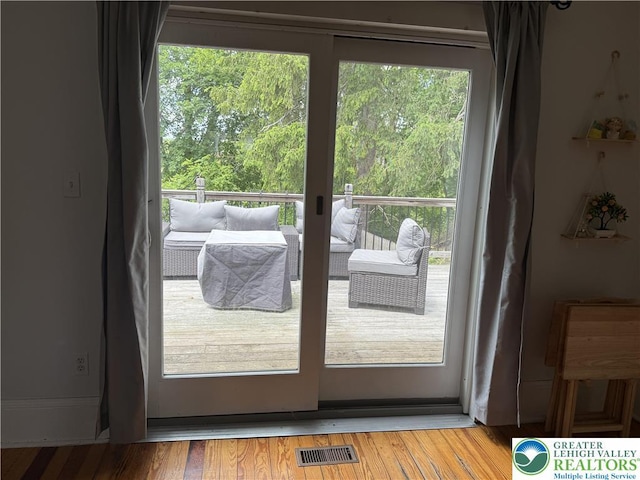 204 Analomink St, East Stroudsburg, PA 18301 - entryway featuring wood finished floors