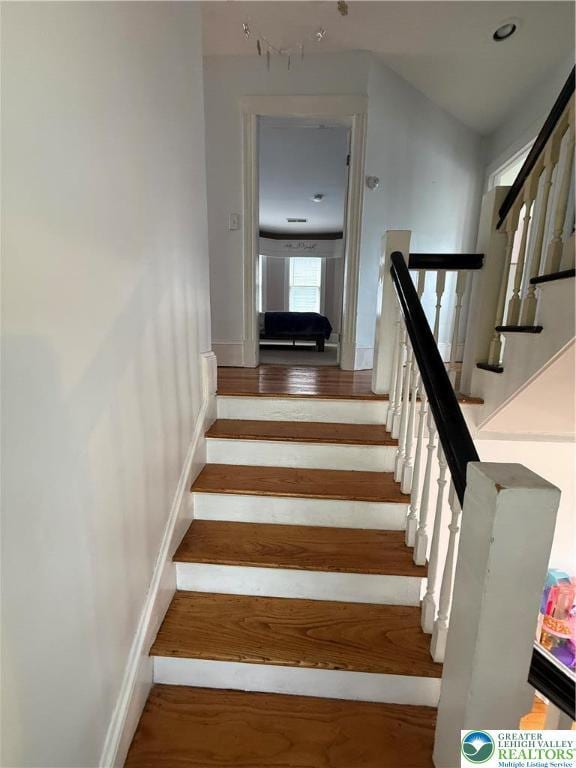 204 Analomink St, East Stroudsburg, PA 18301 - stairs with wood finished floors