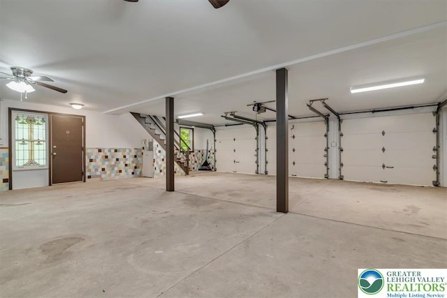 711 E Center St, Nesquehoning Borough, PA 18240 - garage with ceiling fan