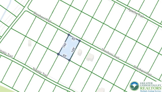 Shoshoni Trl, Wayne, PA 18424 - map of parcels