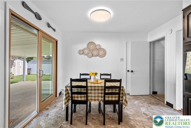 929 Webster Ave, Allentown City, PA 18103 - dining space with french doors